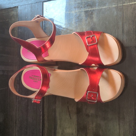 Metallic Red Swedish Hasbeens - Picture 2 of 7